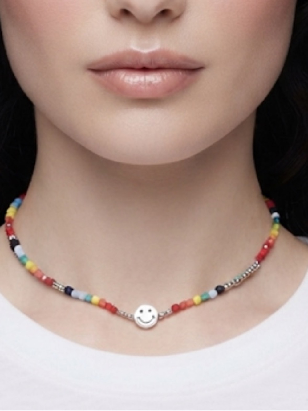 Multicolor Beaded Women’s Necklace - Vibrant Seed Beads